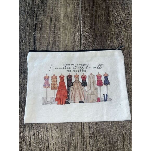 Taylor Swift Eras Tour Canvas Cosmetics Pouch - Picture 2 of 3